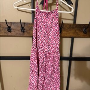 Crazy 8 Pink and White Patterned Dress